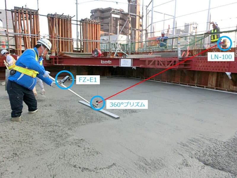 コンクリート打設天端仕上り高さ管理システム｜コテプリ®